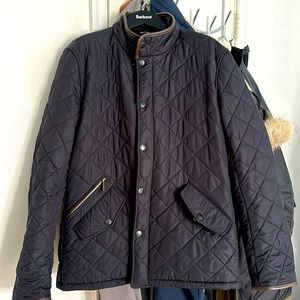 Barbour Powell Quilt Jacket Navy Small